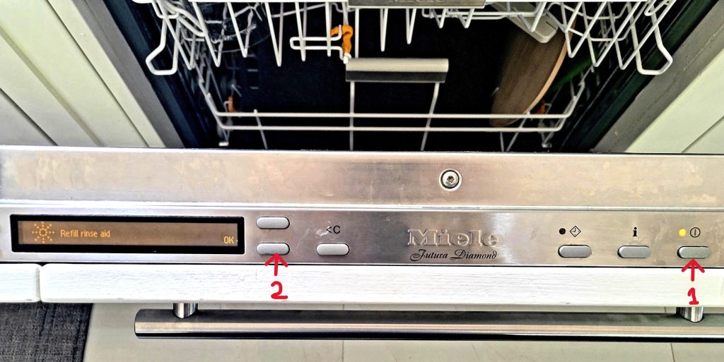 How to Operate Miele Dishwasher | VillaOnRideau.com